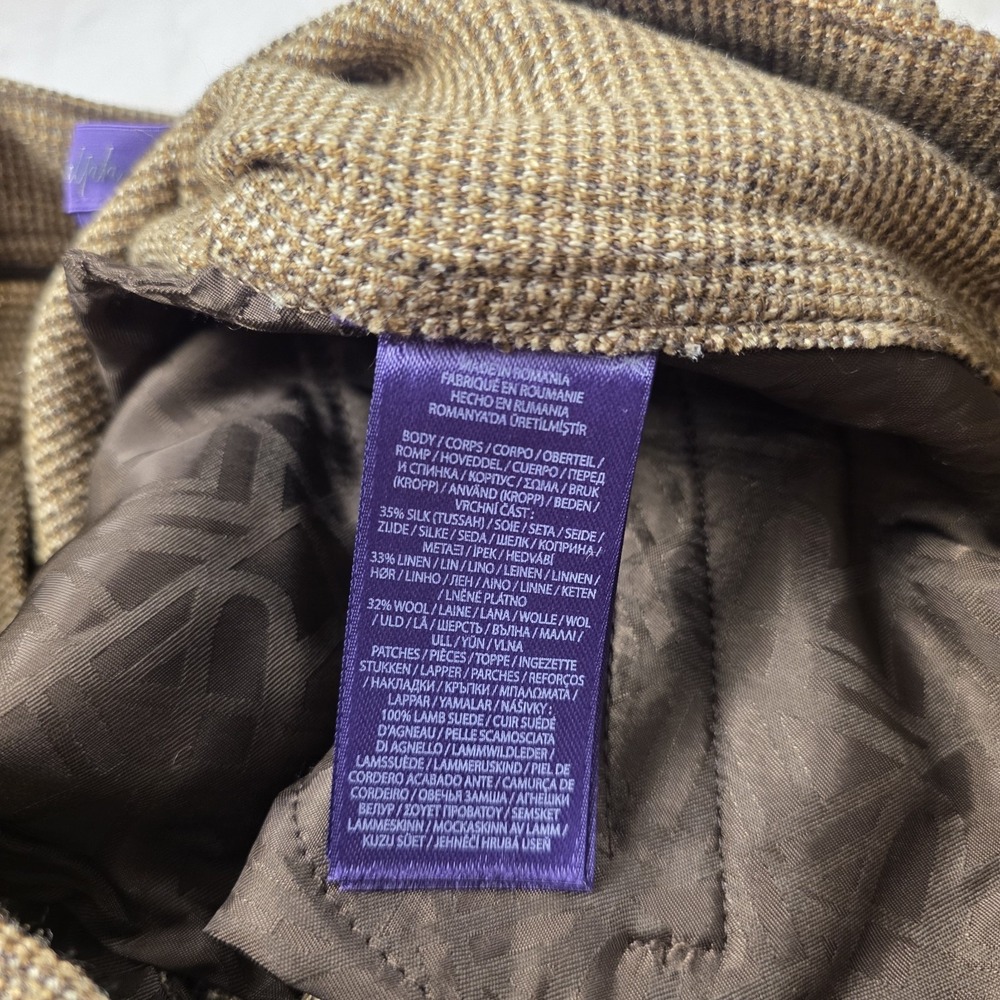 Ralph Lauren Purple‎ Label Owens Tick Weave Jodhpur Pants Womens 10 $1290 - Picture 4 of 12